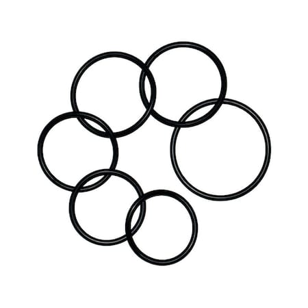 B & K Danco 1-1/2 in. D X 2-1/2 in. D Rubber O-Ring Assortment 6 pk 9D00010712
